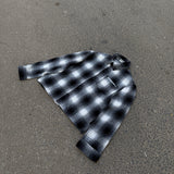 CODDIWOMPLE BLACK PLAID FLANNEL SHIRT