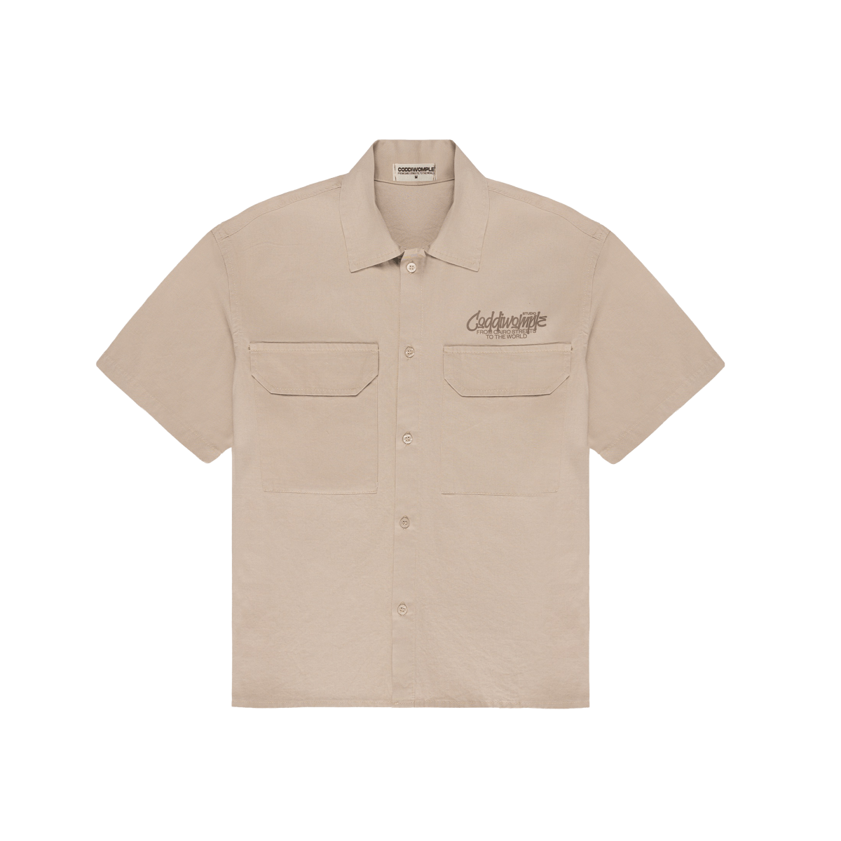 BEIGE WORK SHIRT - CODDIWOMPLE