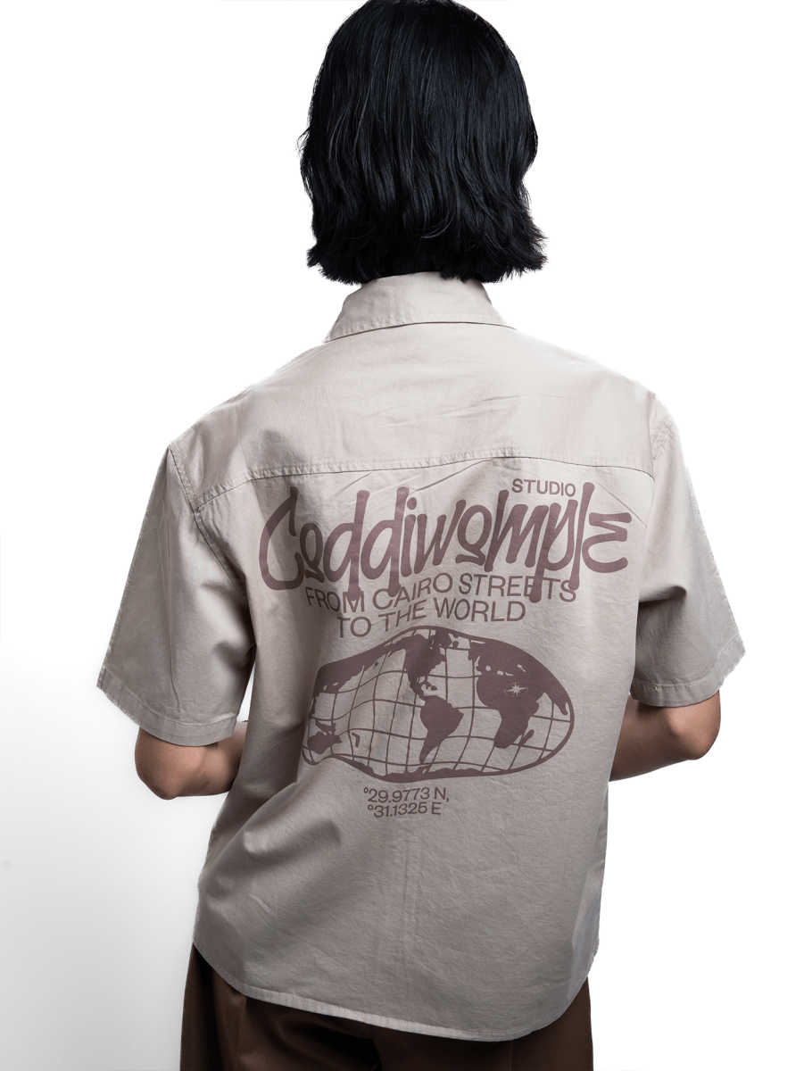 BEIGE WORK SHIRT - CODDIWOMPLE