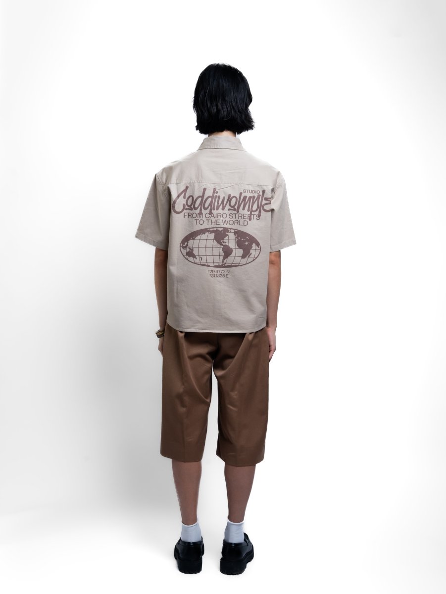 BEIGE WORK SHIRT - CODDIWOMPLE