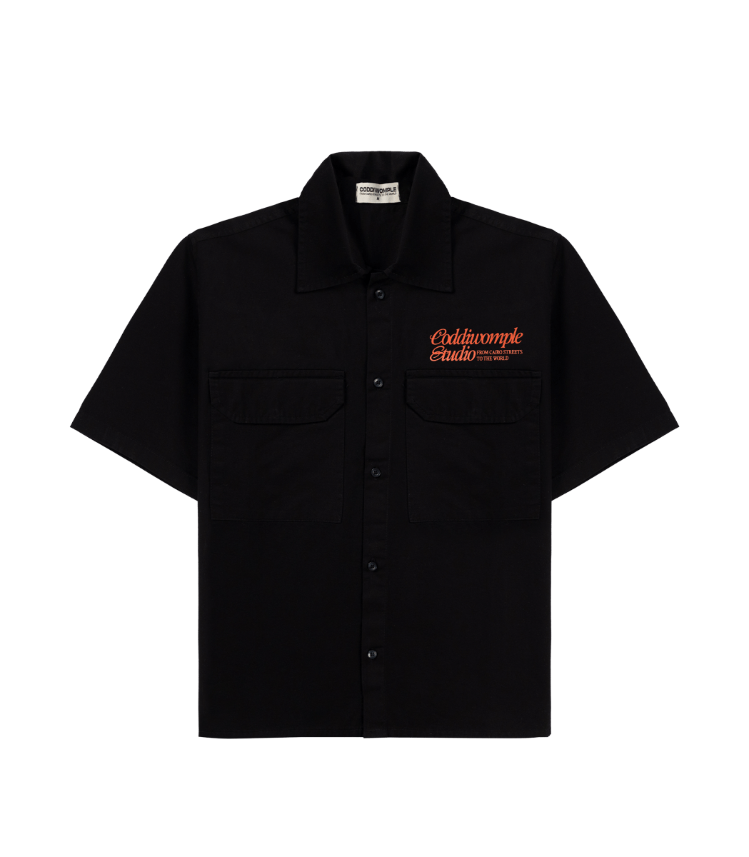 BLACK WORK SHIRT V3 - CODDIWOMPLE