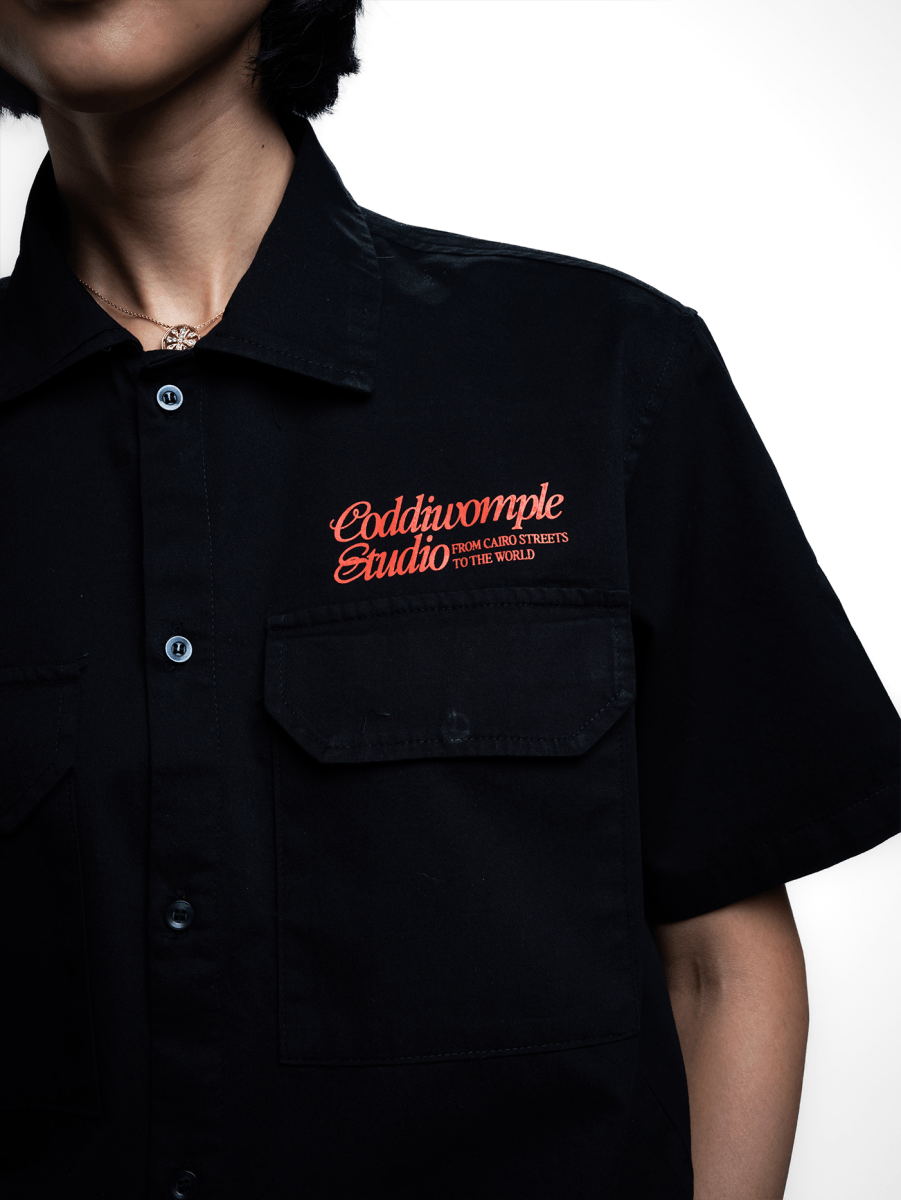BLACK WORK SHIRT V3 - CODDIWOMPLE