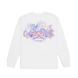 BLAZE WHITE LONG SLEEVE TEE