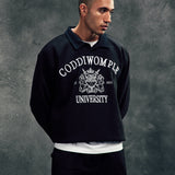 CODDIWOMPLE UNIVERSITY POLO IN BLACK