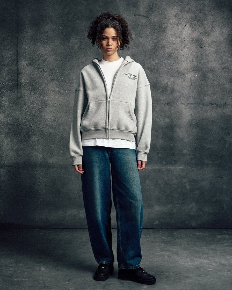CODDIWOMPLE BASIC EMBROIDERED ZIPUP JACKET - CODDIWOMPLE
