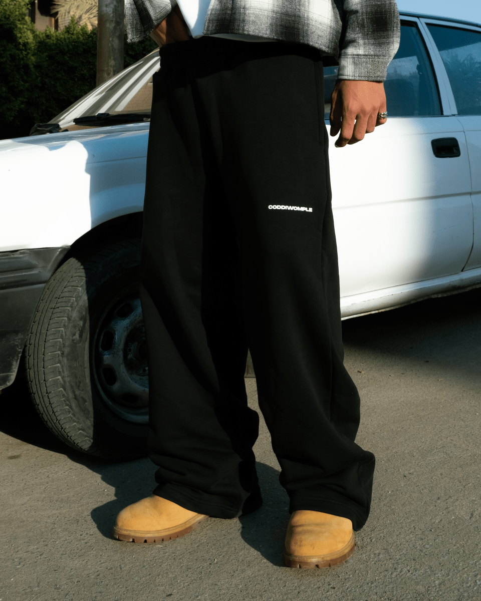 CODDIWOMPLE BLACK SWEATPANTS - CODDIWOMPLE