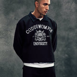 CODDIWOMPLE UNIVERSITY POLO IN BLACK - CODDIWOMPLE