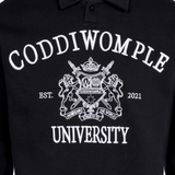 CODDIWOMPLE UNIVERSITY POLO IN BLACK - CODDIWOMPLE
