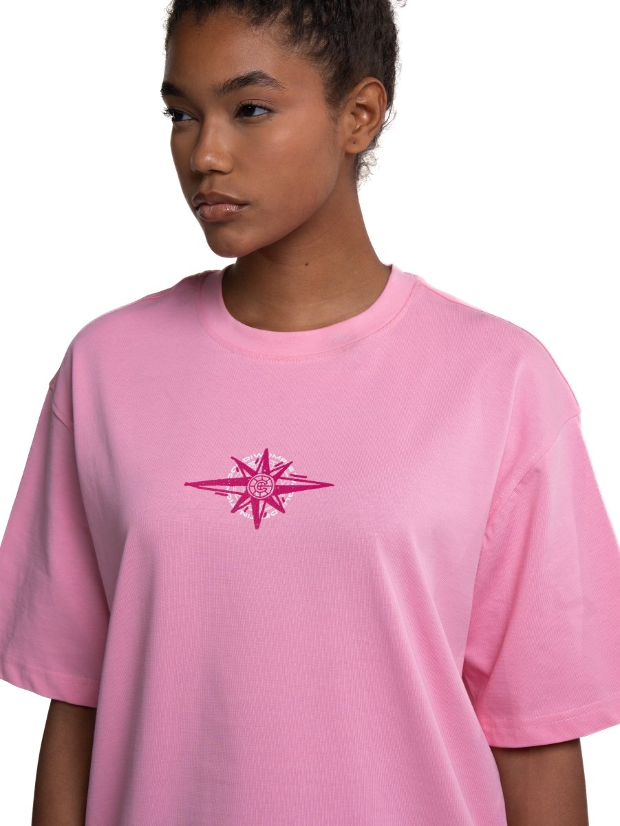 GLOBE PINK TEE - CODDIWOMPLE