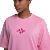 GLOBE PINK TEE - CODDIWOMPLE