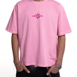 GLOBE PINK TEE - CODDIWOMPLE