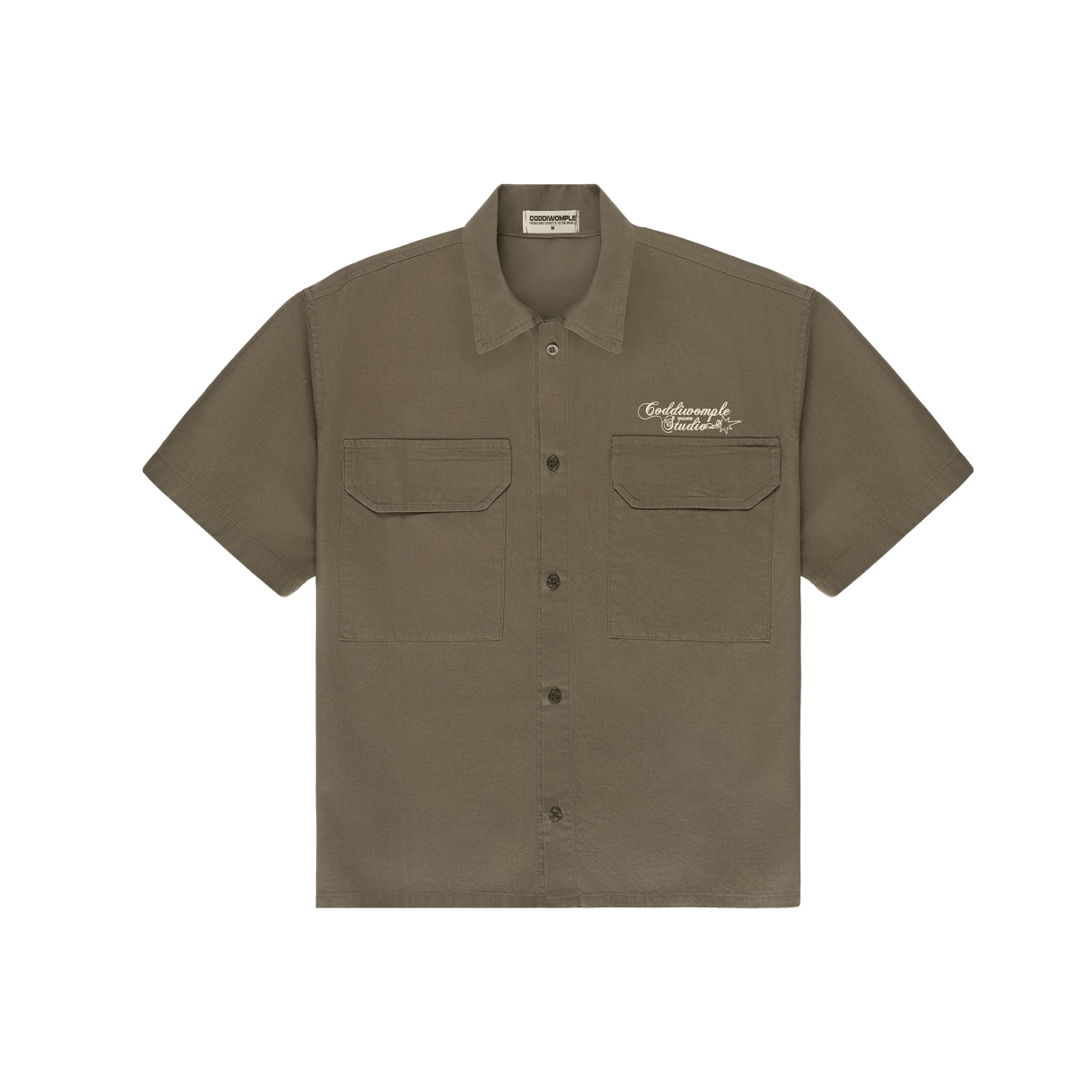OLIVE WORK SHIRT - CODDIWOMPLE