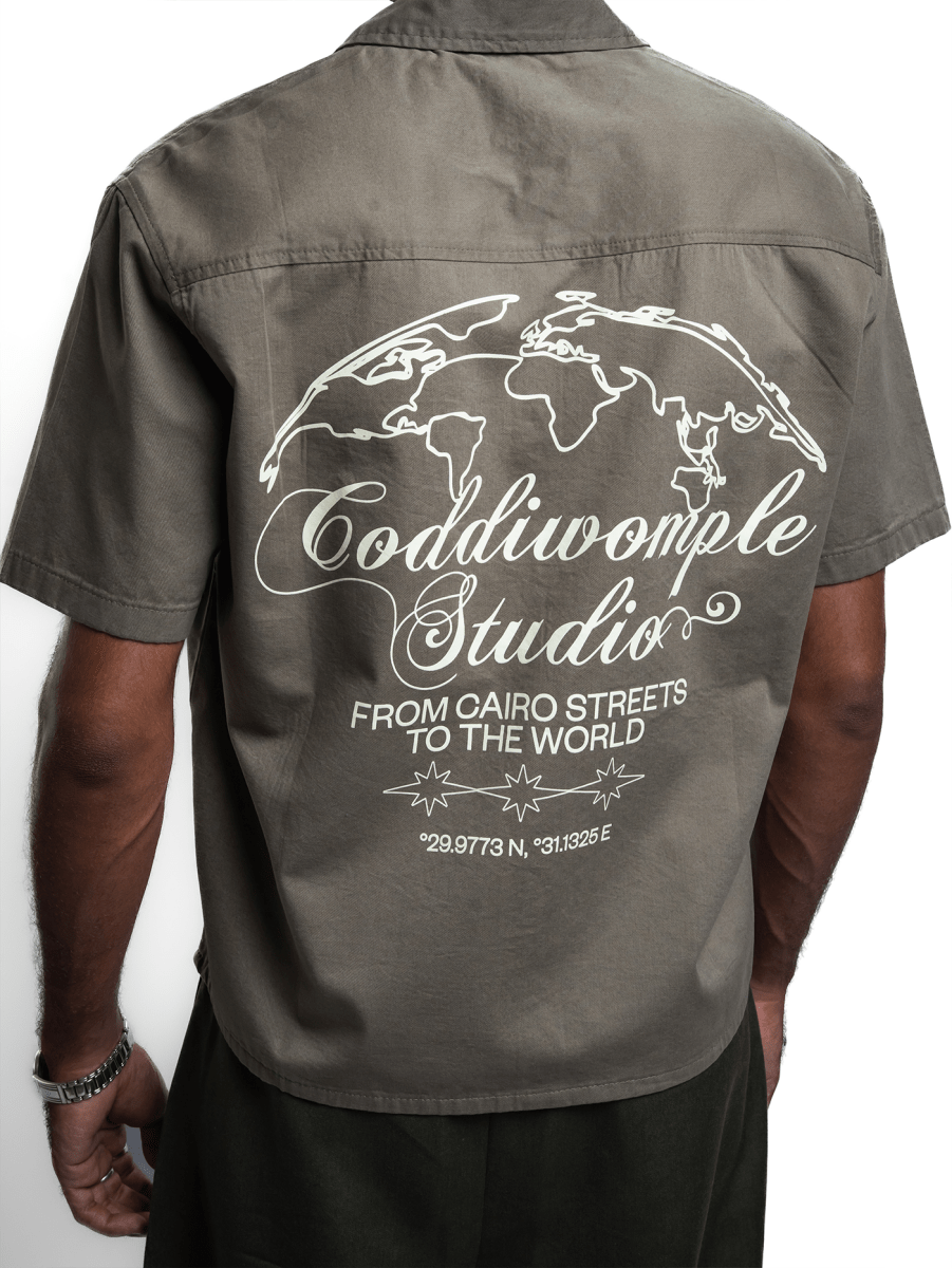 OLIVE WORK SHIRT - CODDIWOMPLE