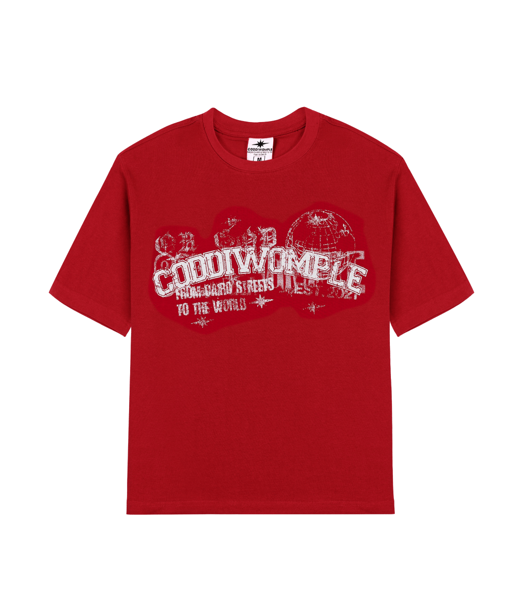 RED RIOT TEE - CODDIWOMPLE