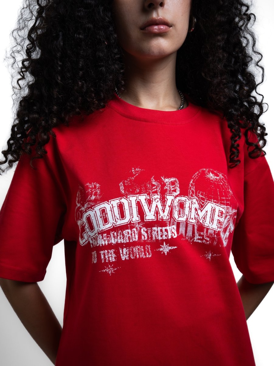 RED RIOT TEE - CODDIWOMPLE