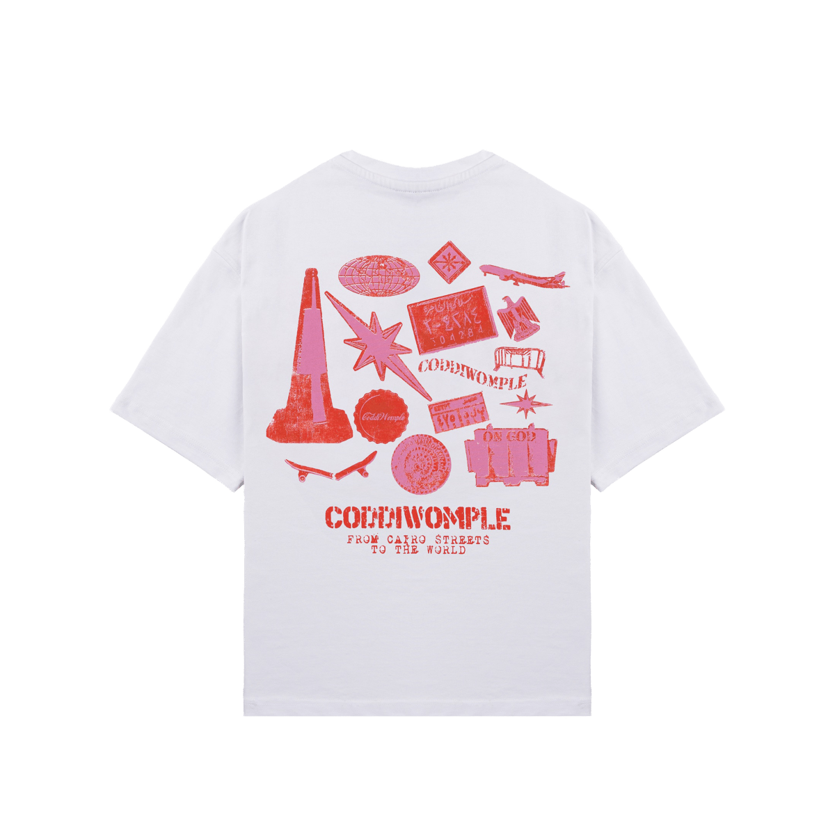 RED STREETS TEE - CODDIWOMPLE