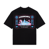 RETRO CITY BLACK TEE - CODDIWOMPLE