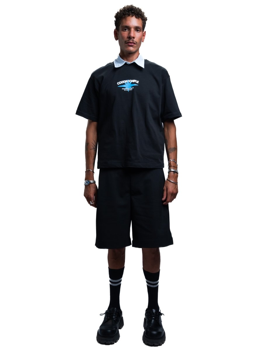 RETRO CITY BLACK TEE - CODDIWOMPLE
