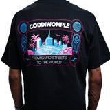RETRO CITY BLACK TEE - CODDIWOMPLE