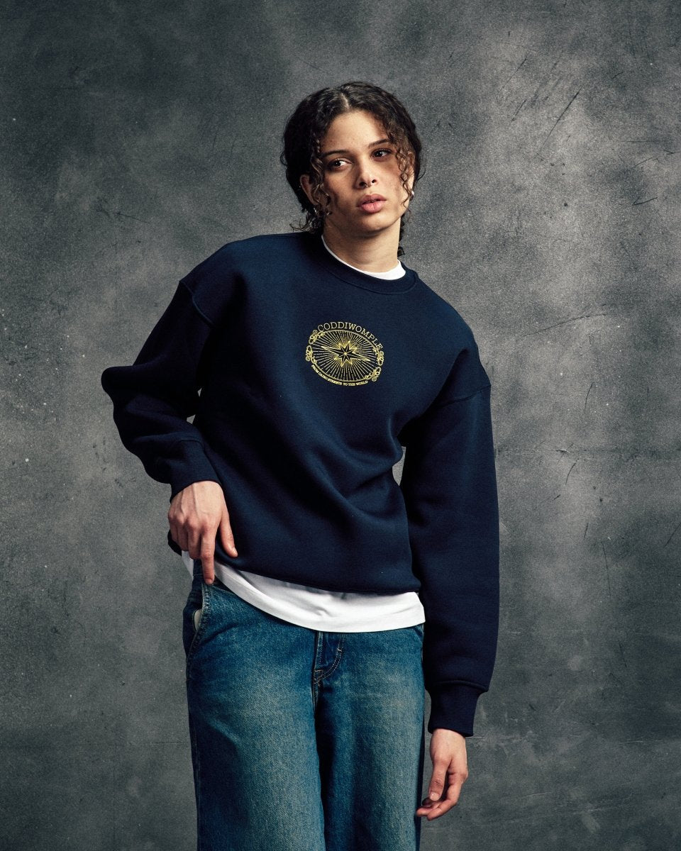 Royal Era Navy CrewNeck - CODDIWOMPLE