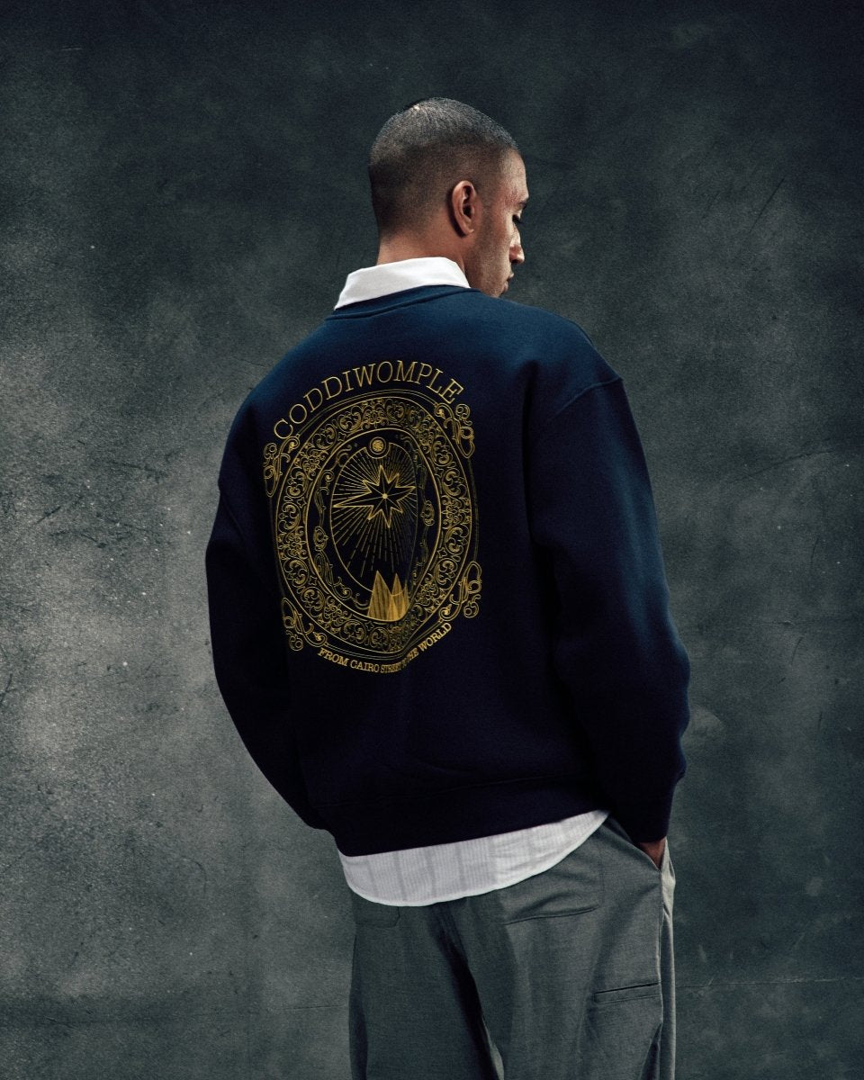 Royal Era Navy CrewNeck - CODDIWOMPLE