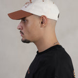 SAHARA 2-TONE BROWN/WHITE CAP