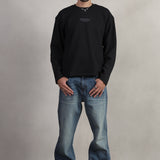 RUST WAFFLE LONG SLEEVE