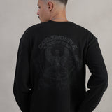 RUST WAFFLE LONG SLEEVE