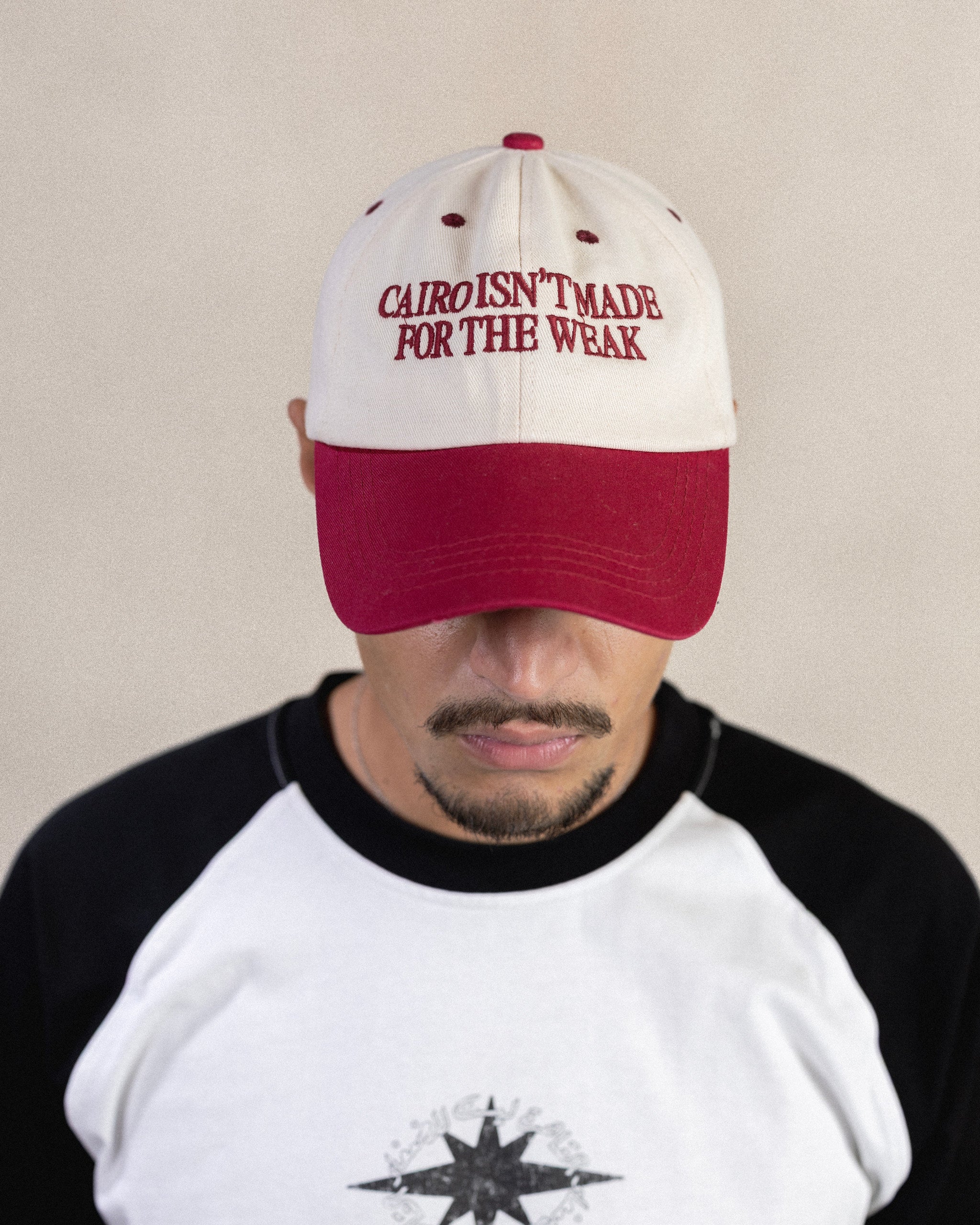 NOT4THEWEAK 2-TONE MAROON/WHITE CAP
