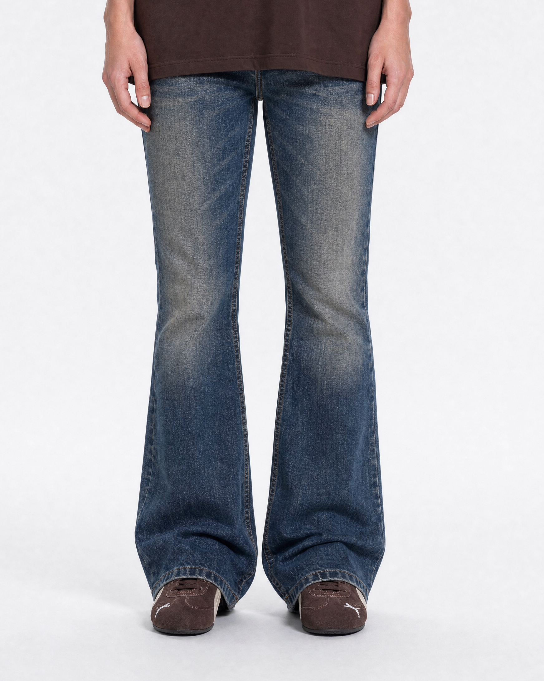CODDIWOMPLE FLARED FADED WOMEN JEANS