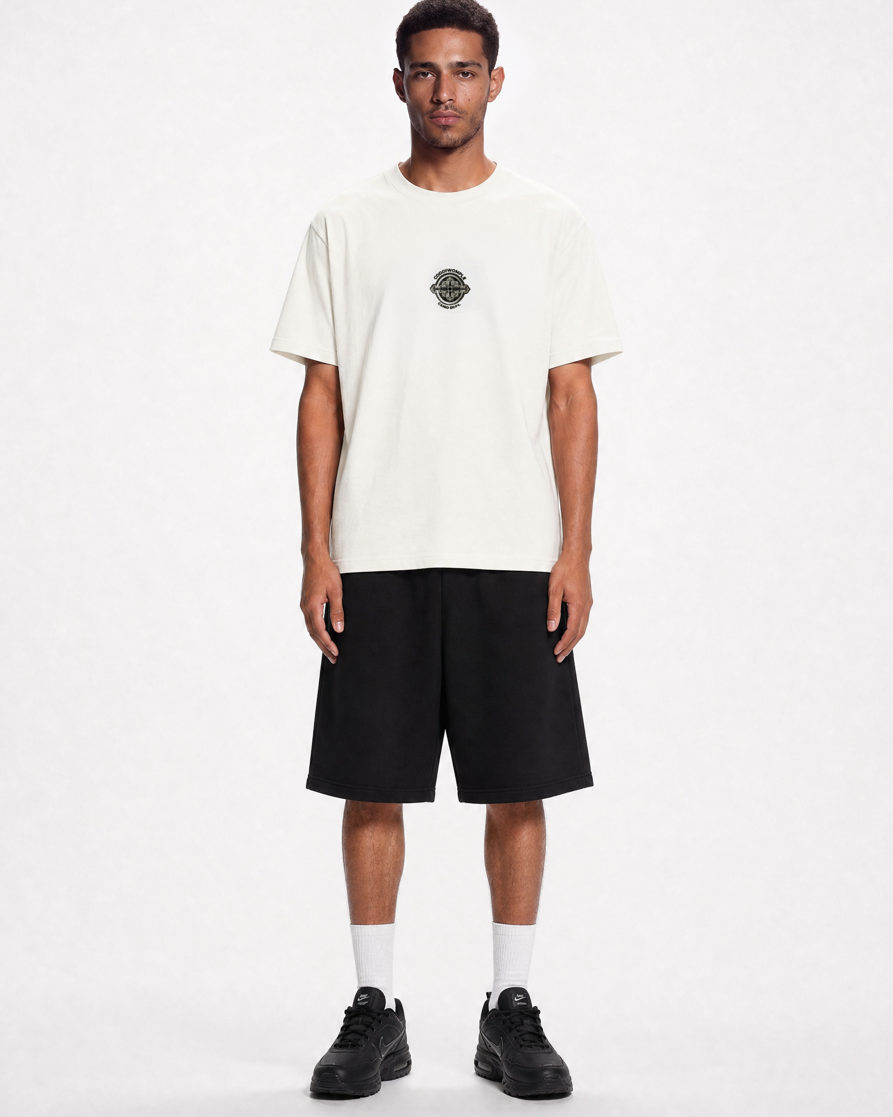 CODDIWOMPLE BLACK SWEATSHORTS