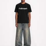 APPLIQUE BLACK TEE
