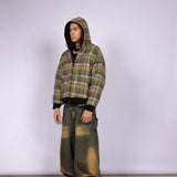 TARTAN REVERSIBLE ZIP-UP JACKET