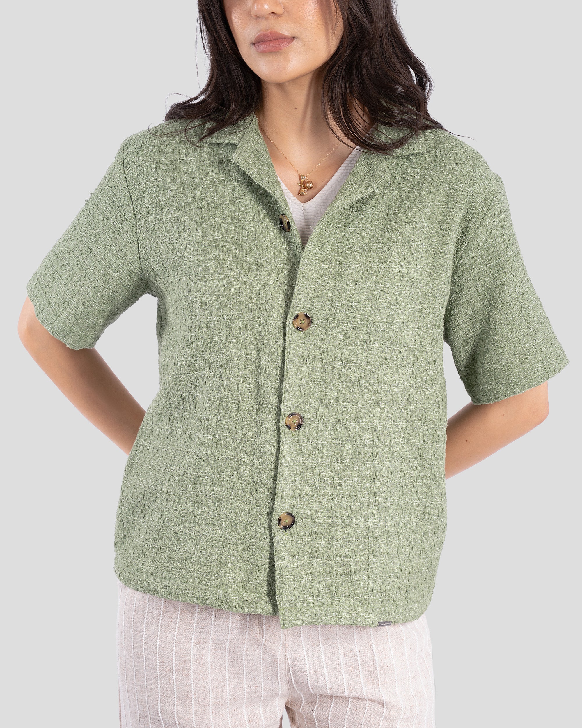 SAGE KNIT SHIRT