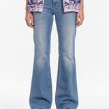 CODDIWOMPLE FLARED BLUE WOMEN JEANS