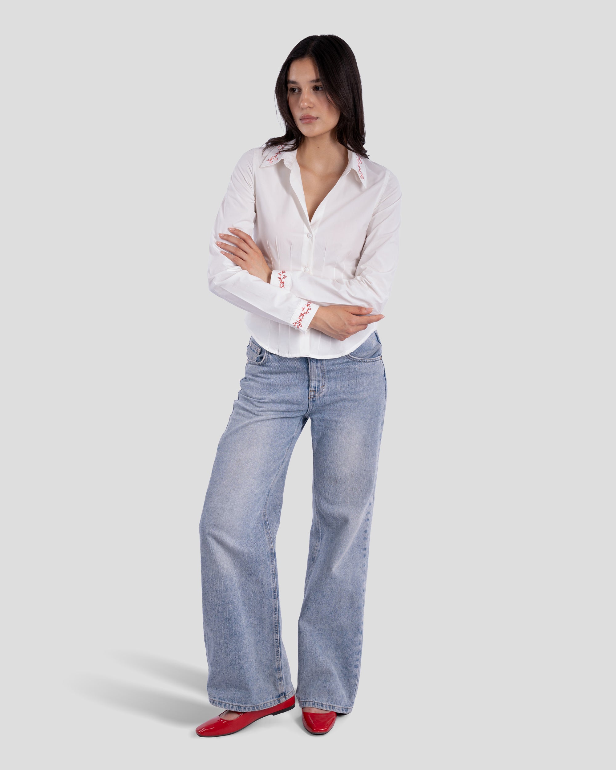 VINES WOMEN FITTED SHIRT