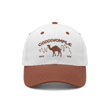 SAHARA 2-TONE BROWN/WHITE CAP