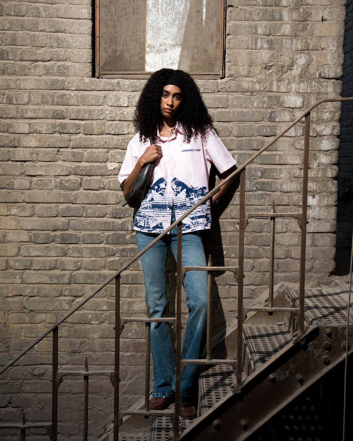 PINK CITY STRIPED SHIRT