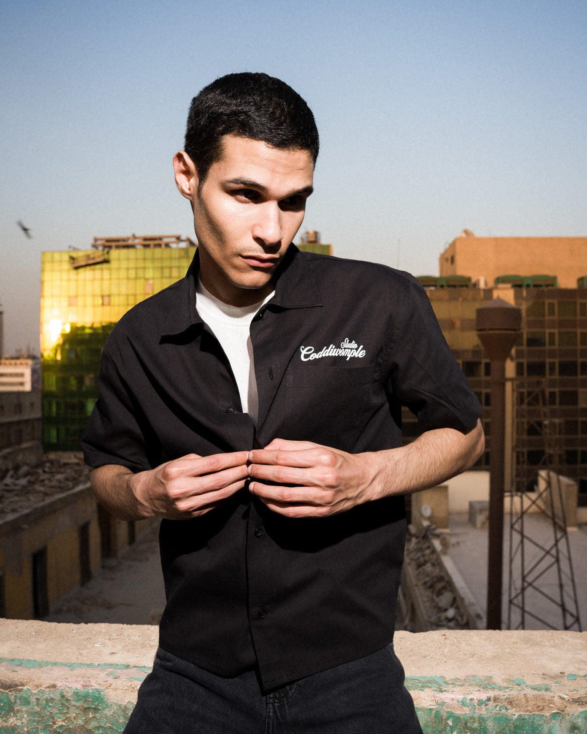 BLACK WORK SHIRT V2