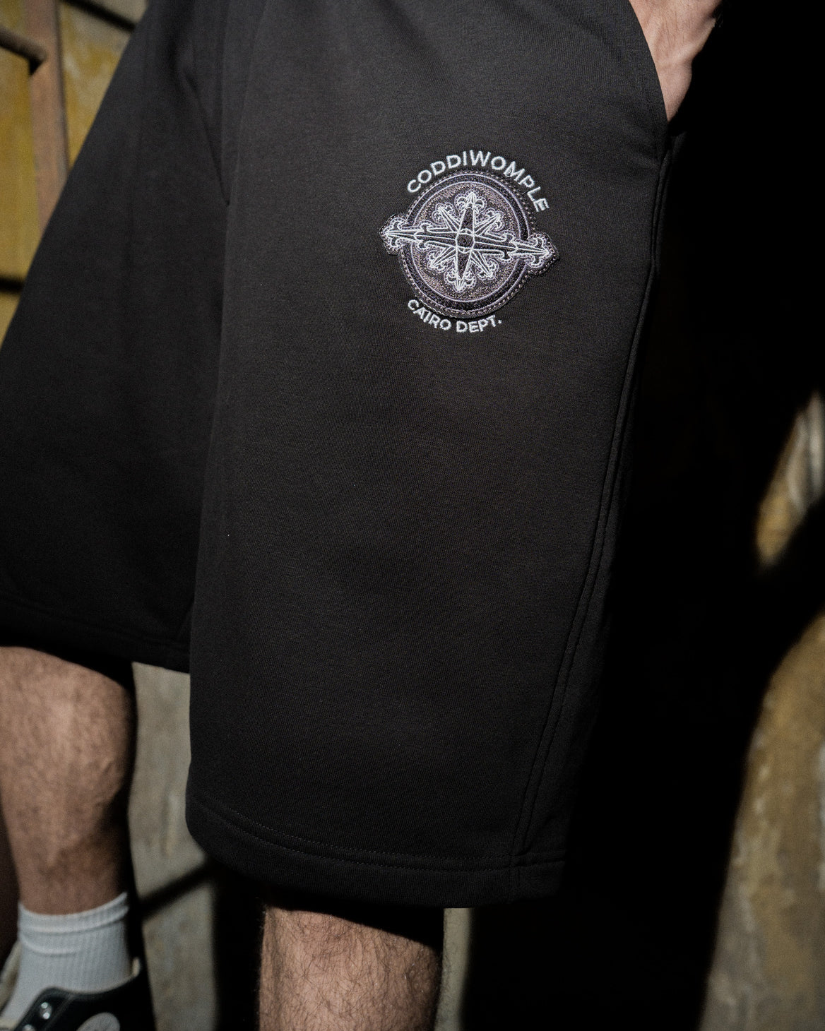 CODDIMETAL BLACK MEGA SHORTS
