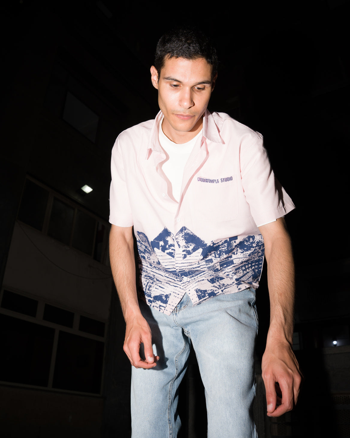 PINK CITY STRIPED SHIRT