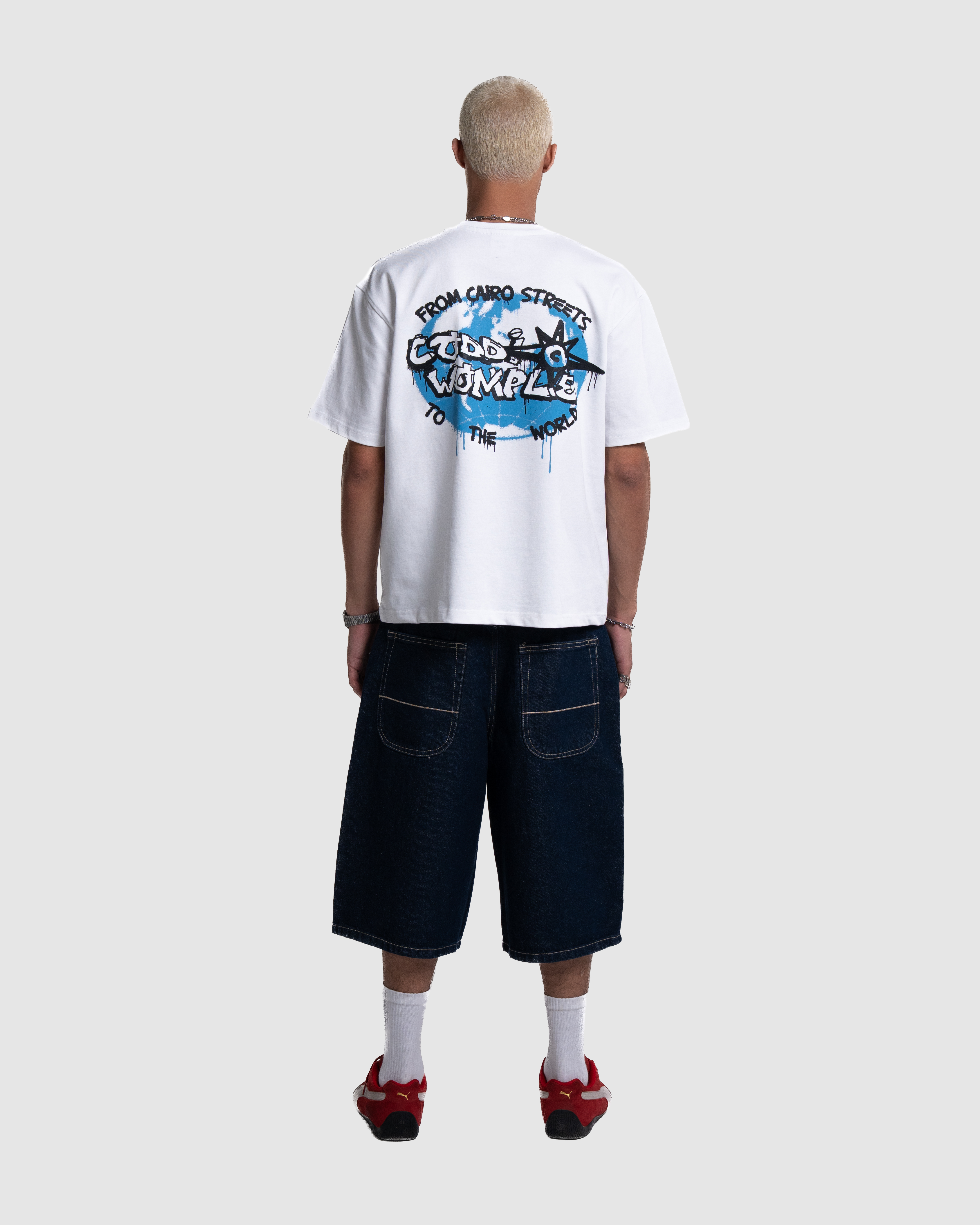 GLOBE WHITE TEE