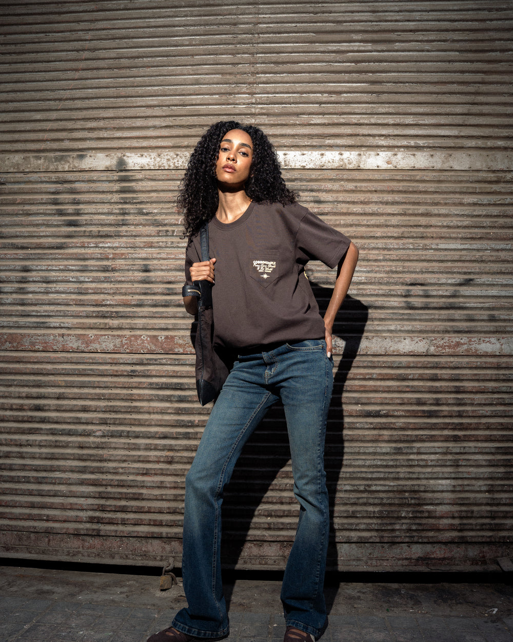 CODDIWOMPLE FLARED FADED WOMEN JEANS