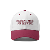 NOT4THEWEAK 2-TONE MAROON/WHITE CAP