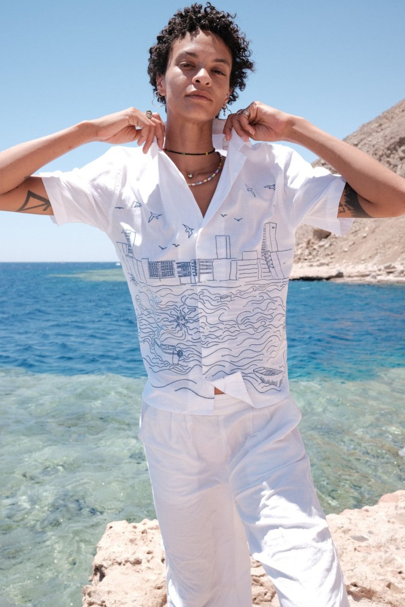 ALEX LINEN SHIRT - CODDIWOMPLE