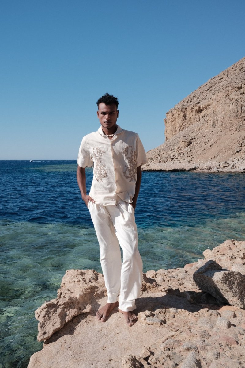 ANCHOR LINEN SHIRT - CODDIWOMPLE