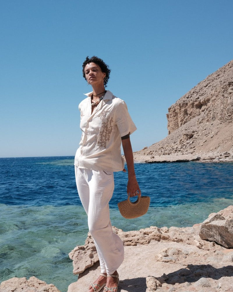 ANCHOR LINEN SHIRT - CODDIWOMPLE