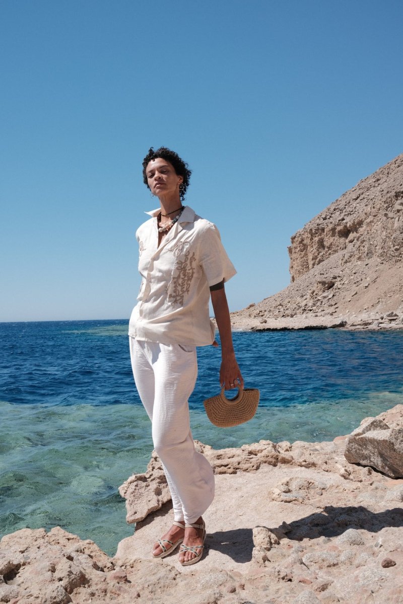 ANCHOR LINEN SHIRT - CODDIWOMPLE