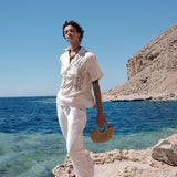 ANCHOR LINEN SHIRT - CODDIWOMPLE
