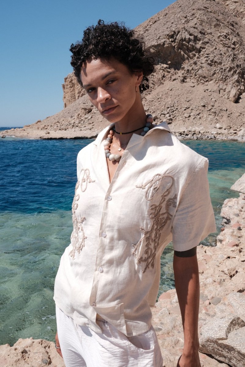 ANCHOR LINEN SHIRT - CODDIWOMPLE